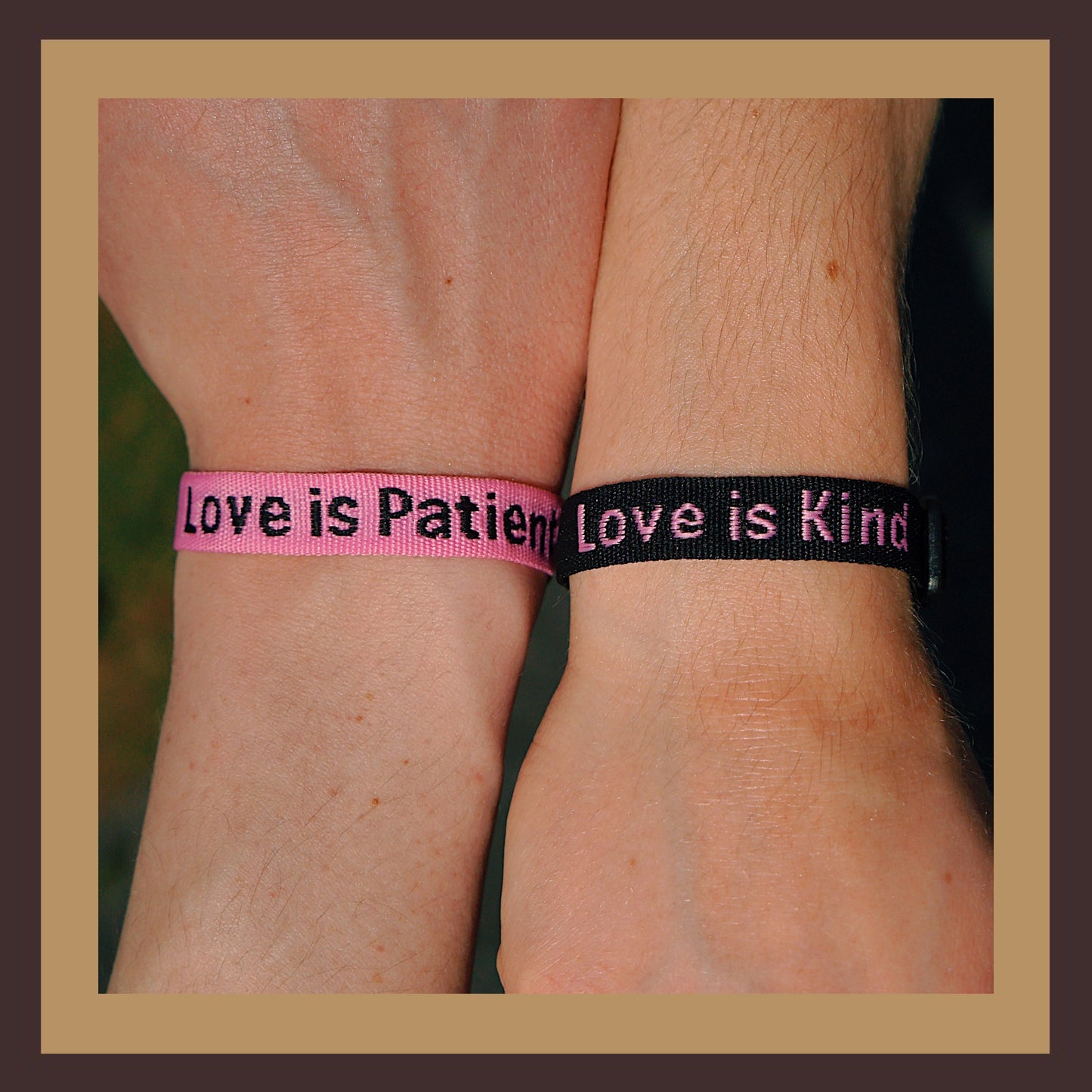 Love is Patient Love is Kind Bracelet (2 Pack)