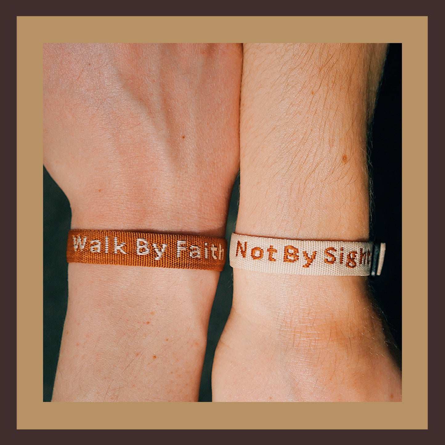 Walk By Faith Not By Sight Bracelet (2 Pack)