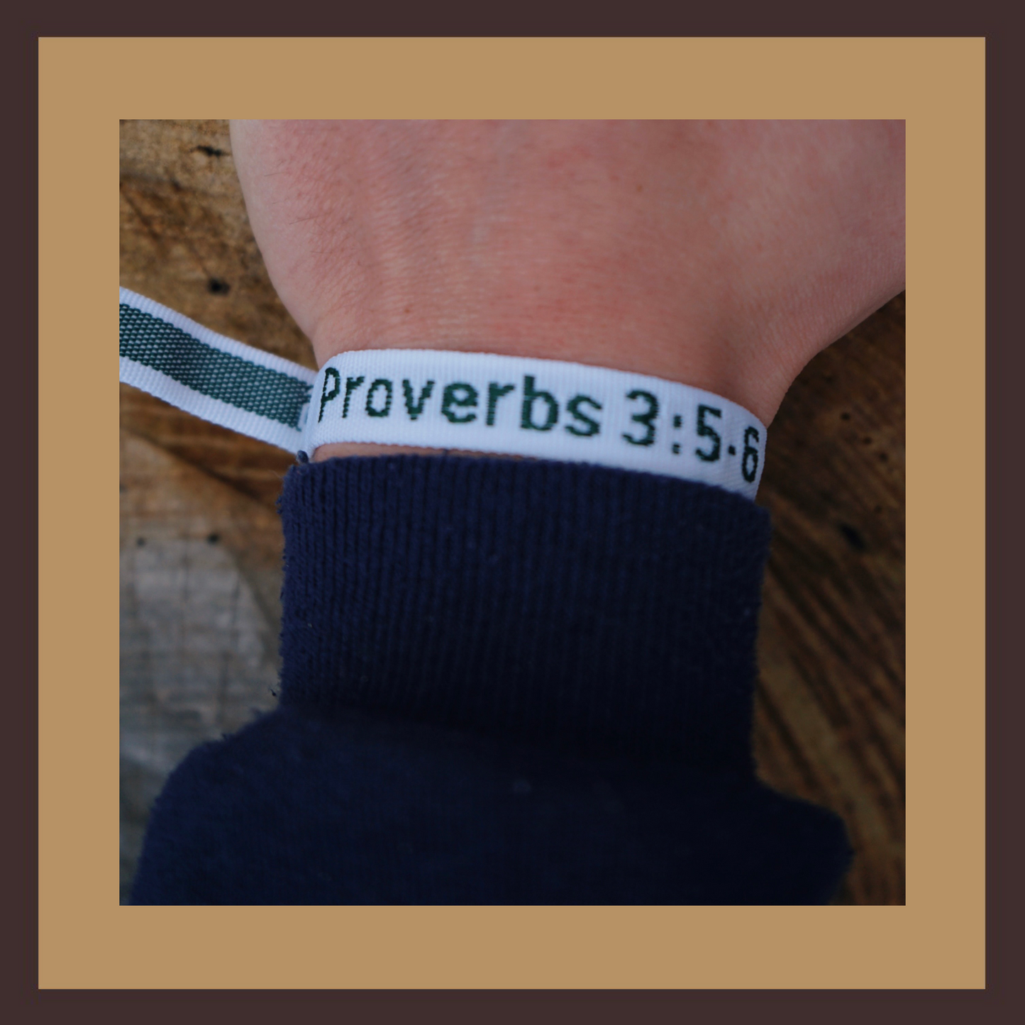 Proverbs 3:5-6 Bracelet