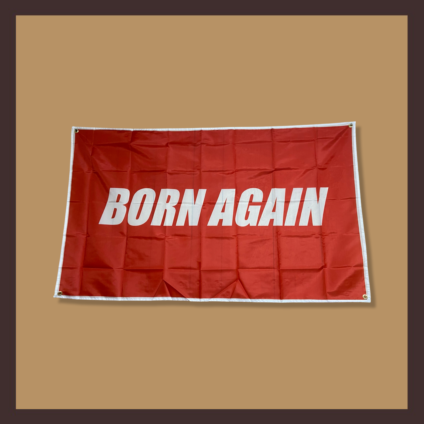 “Born Again” Flag (Red)