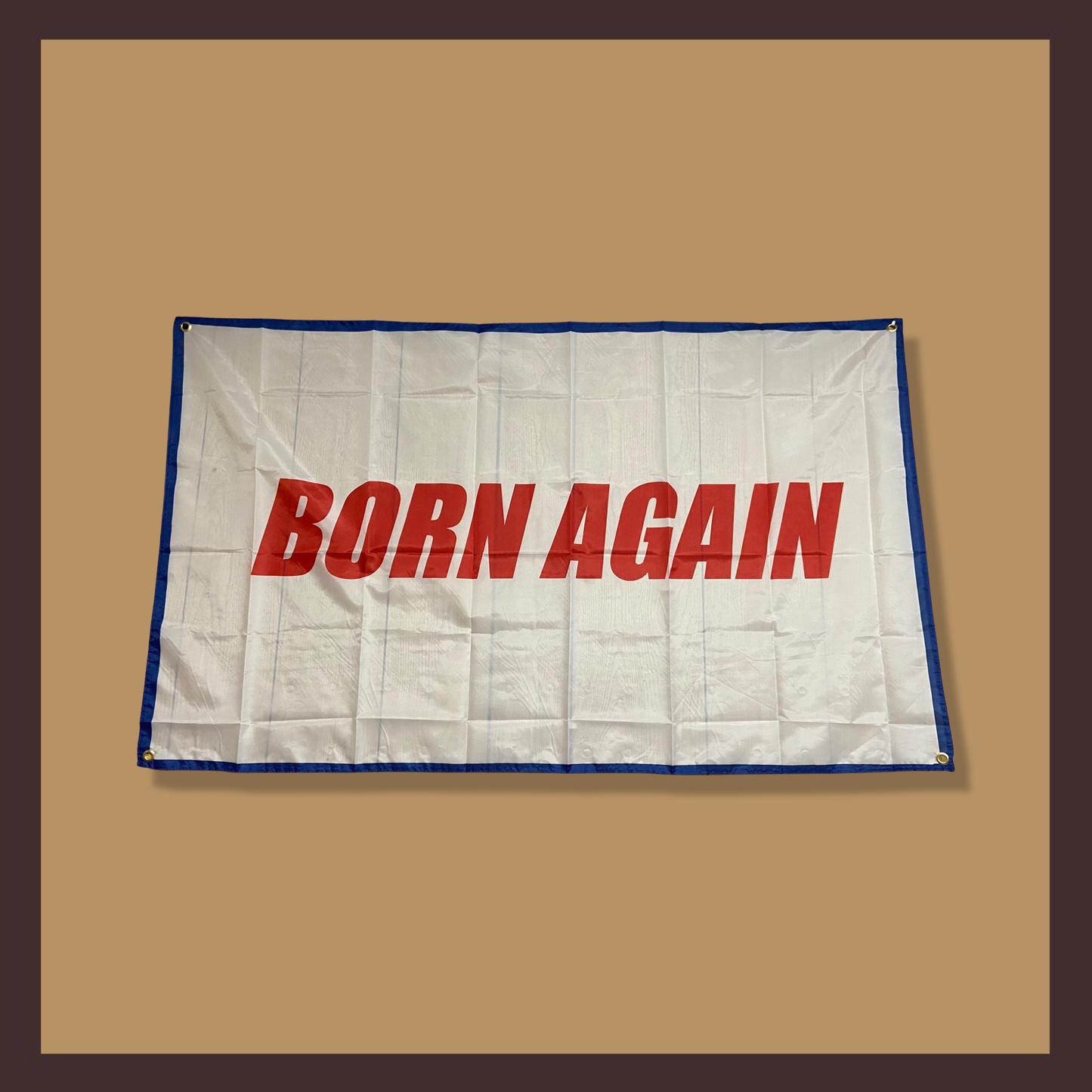 “Born Again” Flag (White)