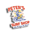Peters Surf Shop Sticker