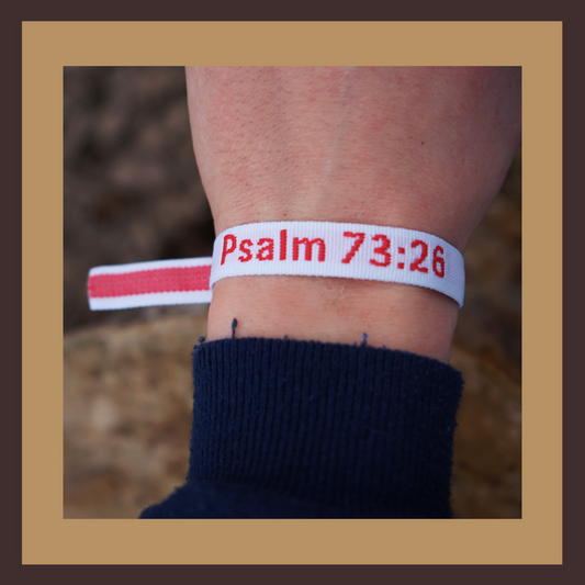 Psalm 73:26 Bible Verse Bracelet