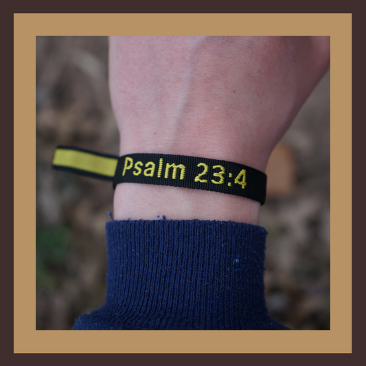 Psalm 23:4 Bible Verse Bracelet
