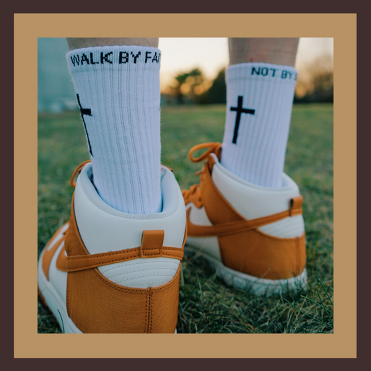 Walk By Faith Crew Socks