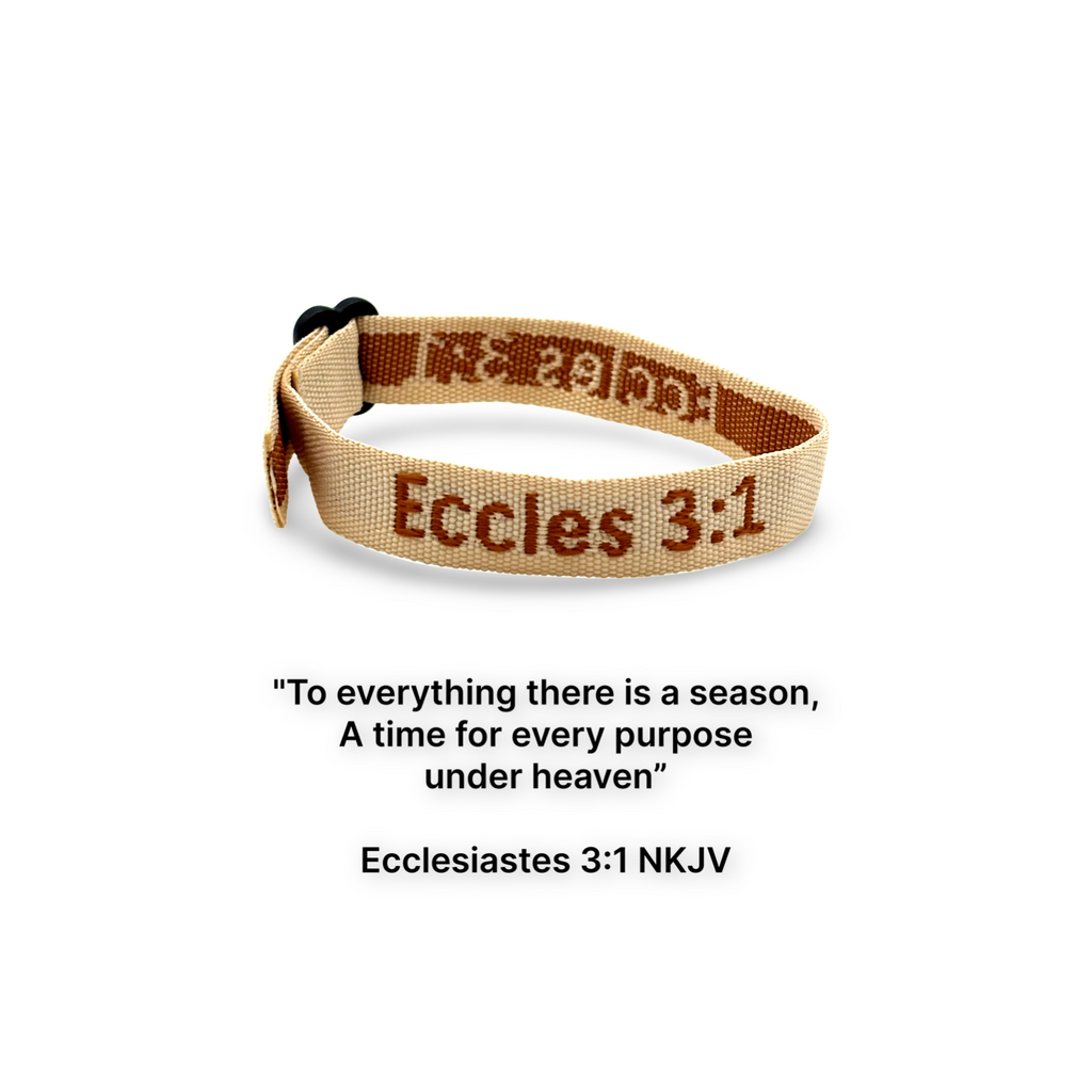 Adjustable Bible Verse Bracelet