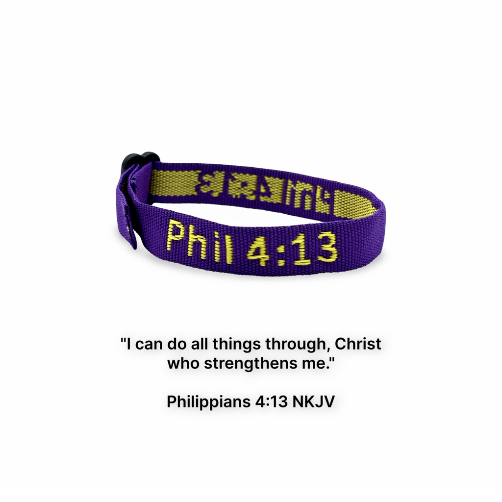 Adjustable Bible Verse Bracelet