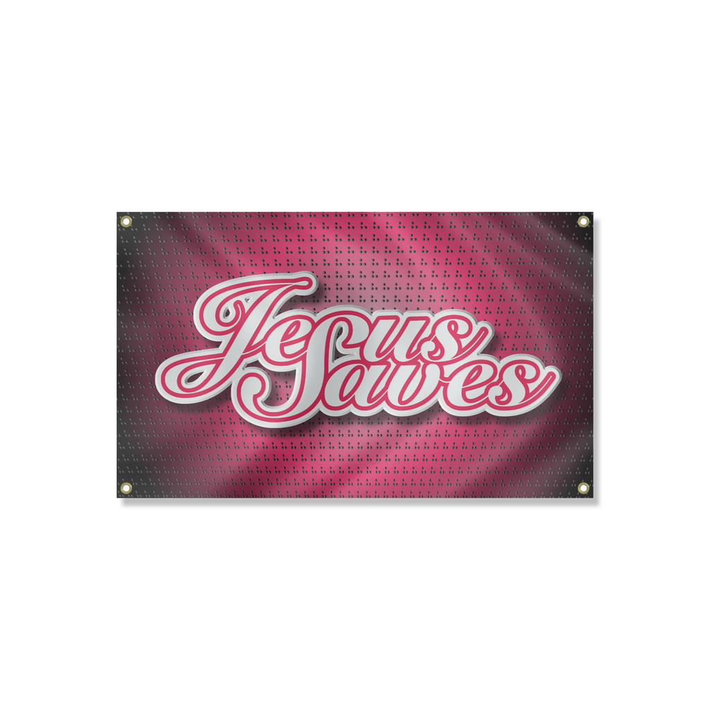 “Jesus Saves Script” Flag