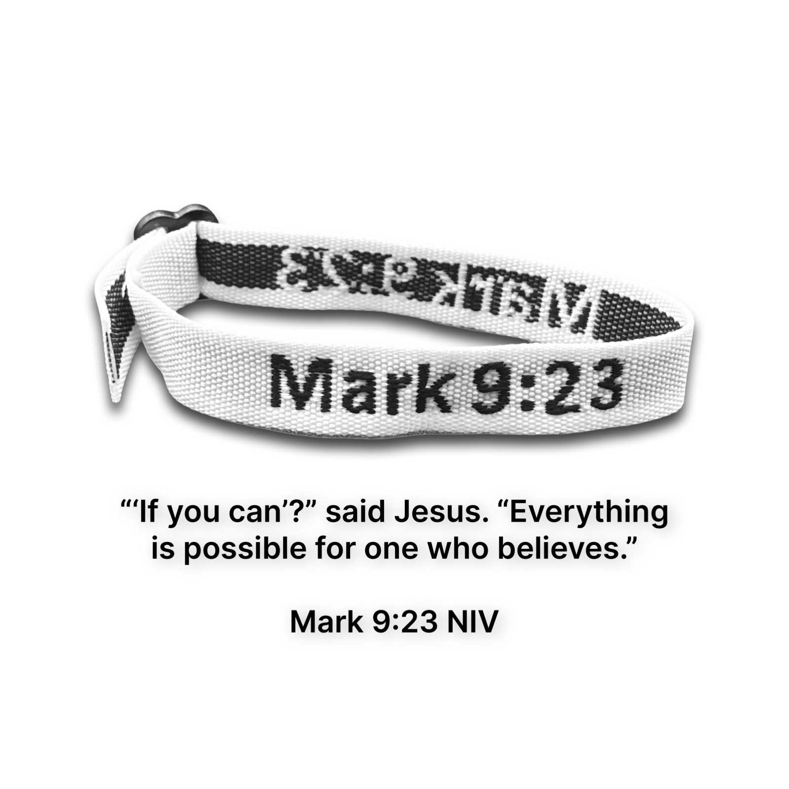 Adjustable Bible Verse Bracelet