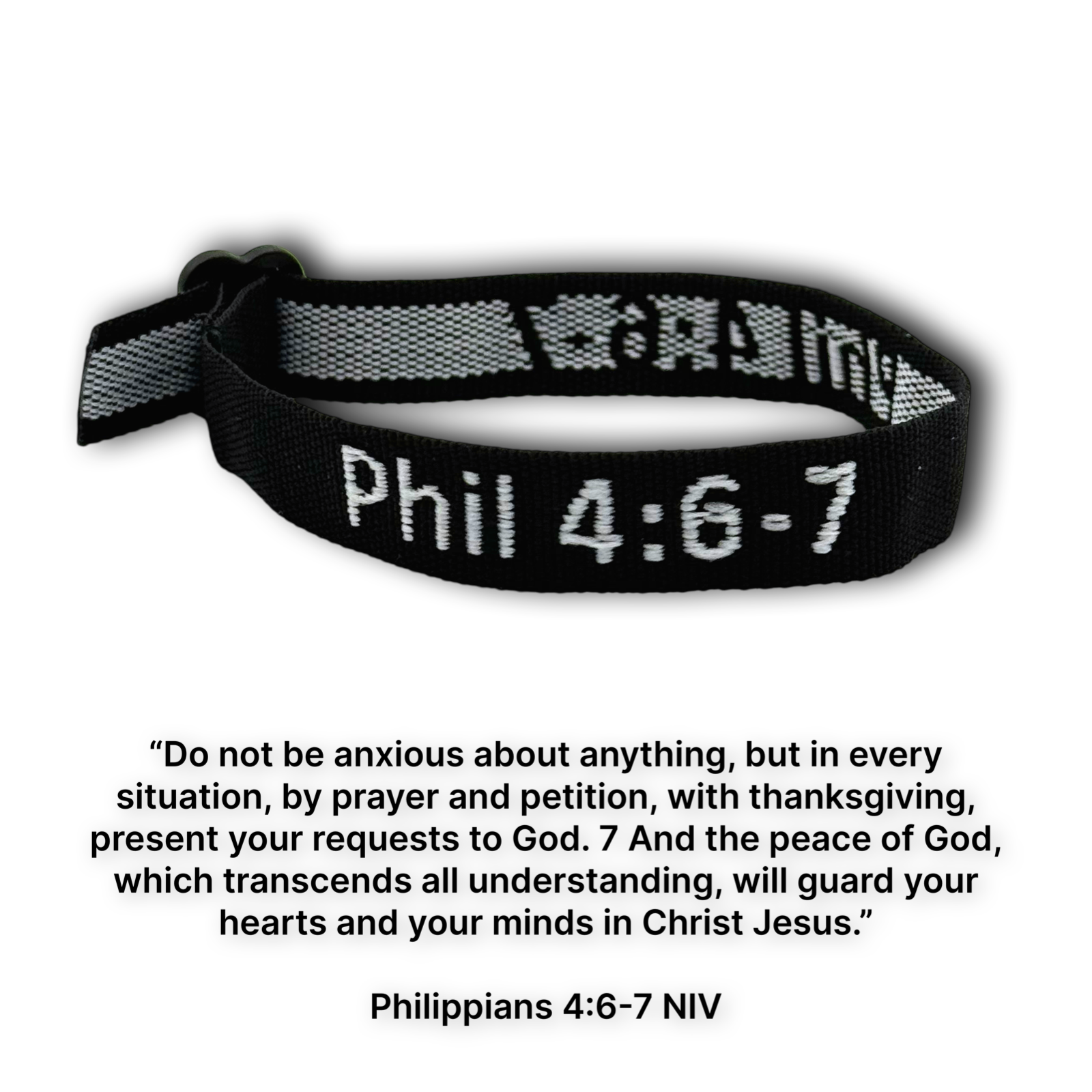 Adjustable Bible Verse Bracelet