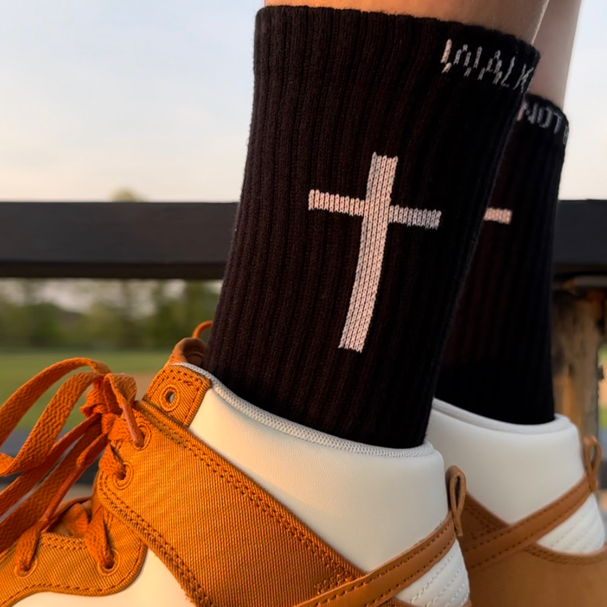 Christian Cushioned Crew Socks