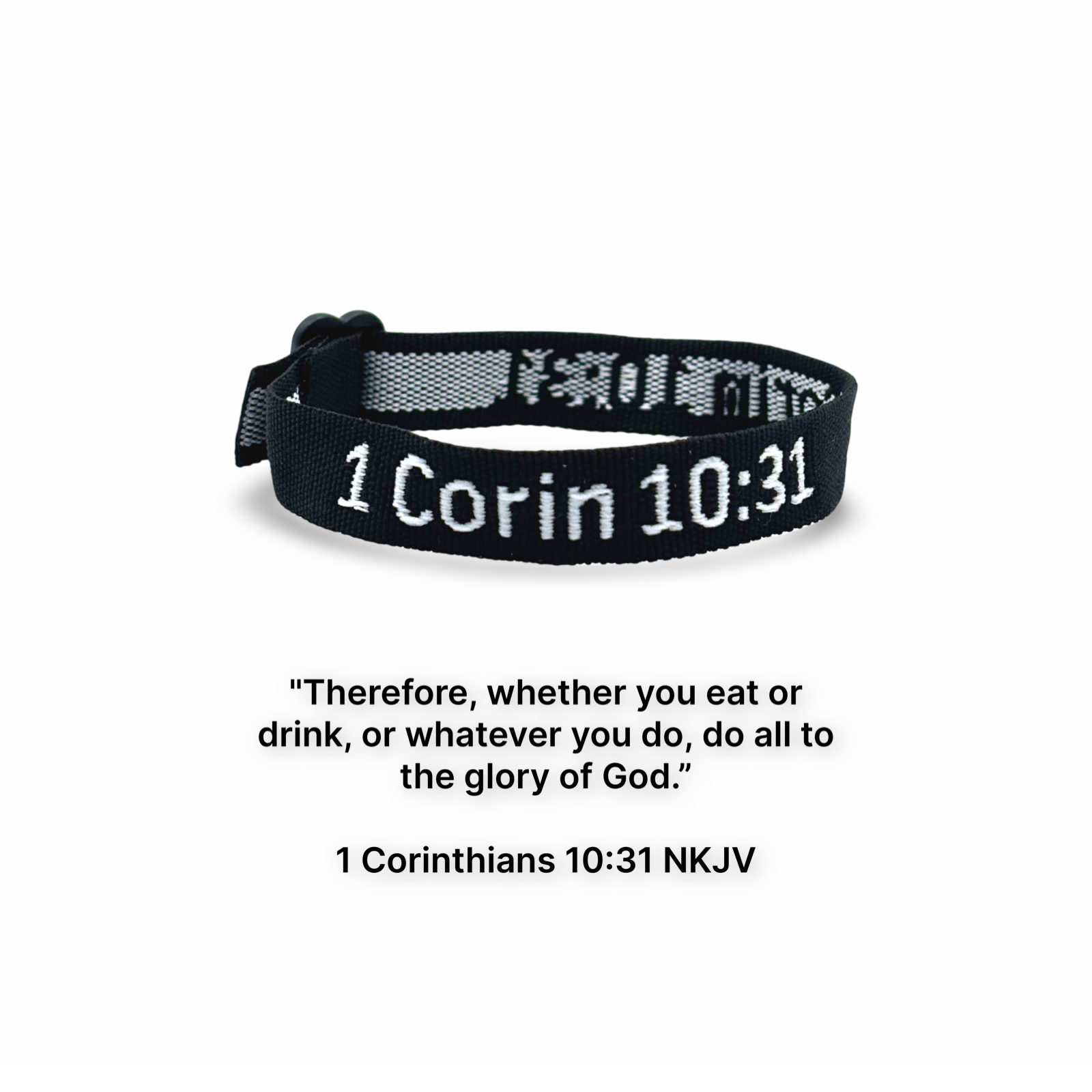 Adjustable Bible Verse Bracelet