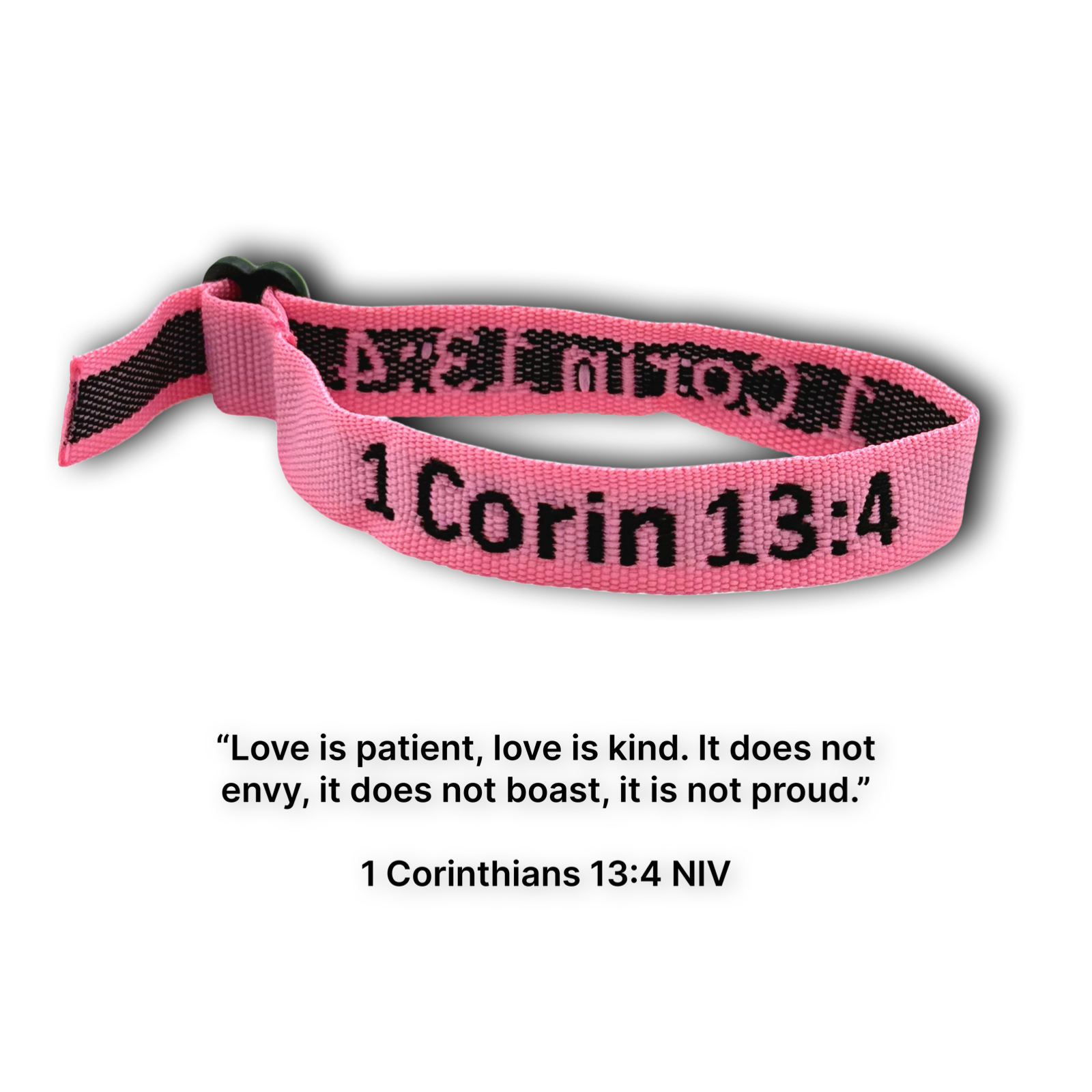 Adjustable Bible Verse Bracelet