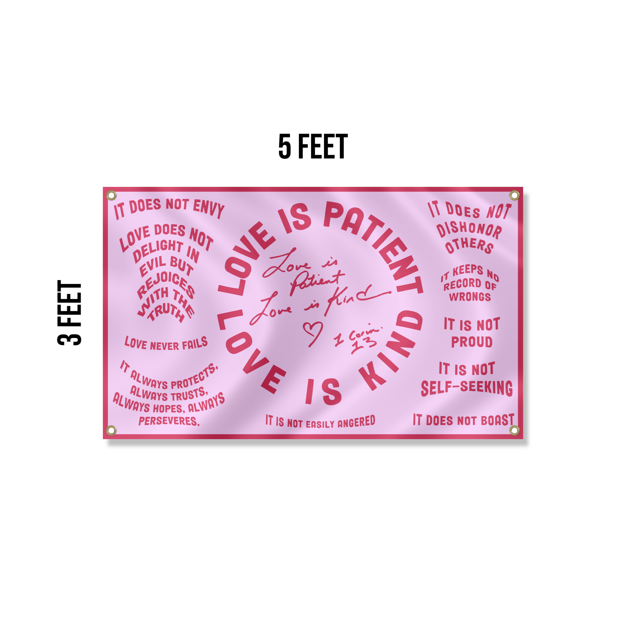 “1 Corinthians 13” Flag