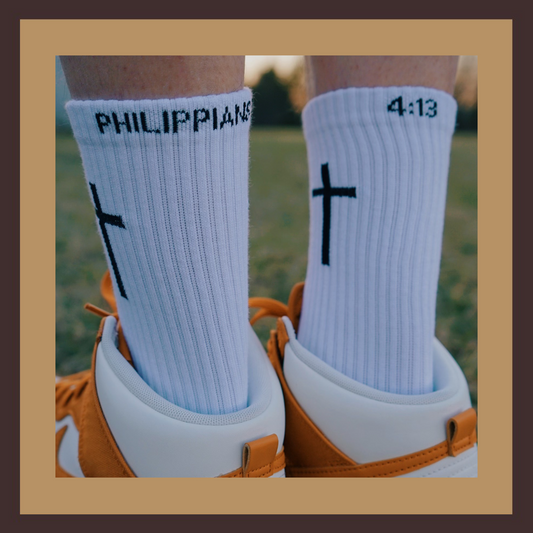 Philippians 4:13 Crew Socks