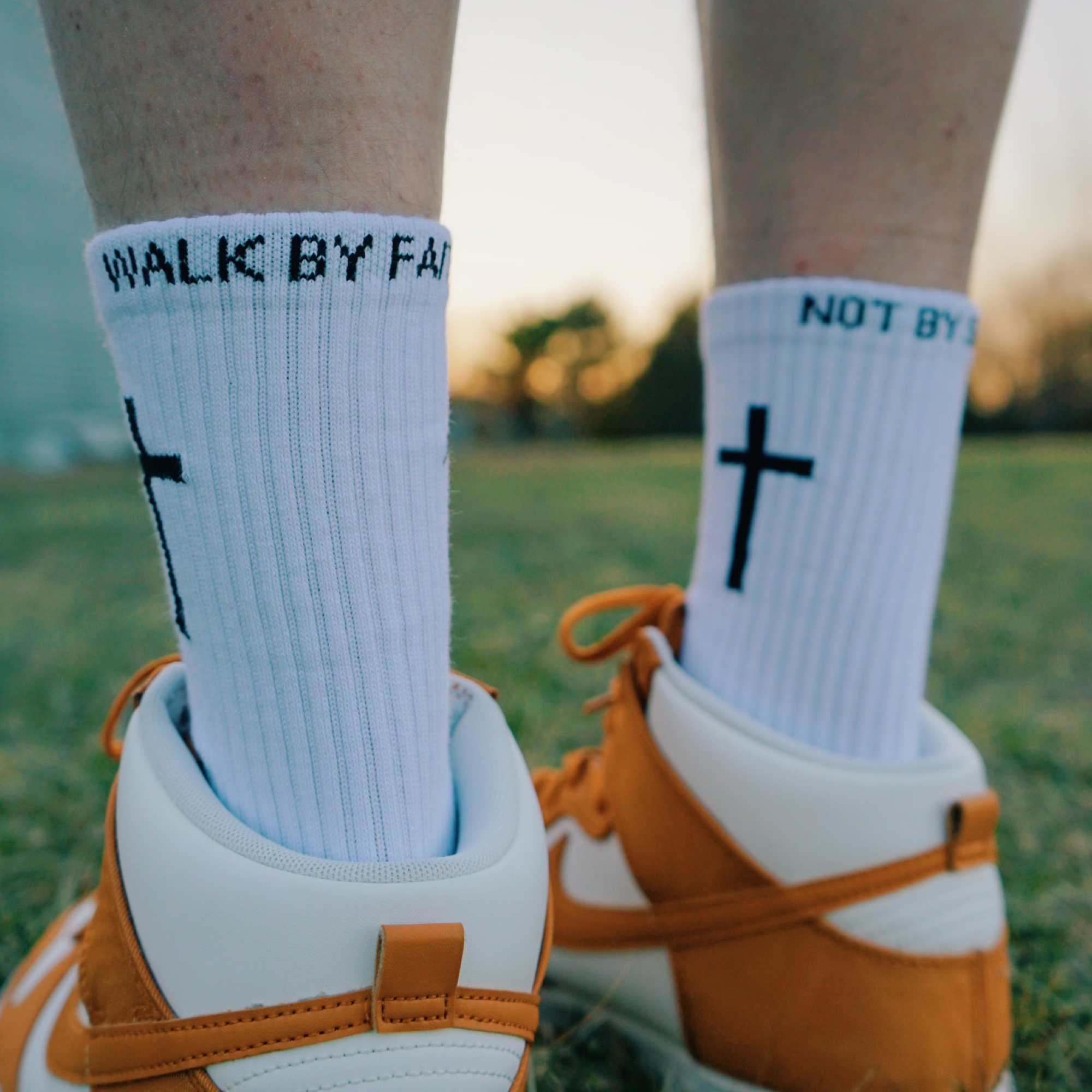 Christian Cushioned Crew Socks