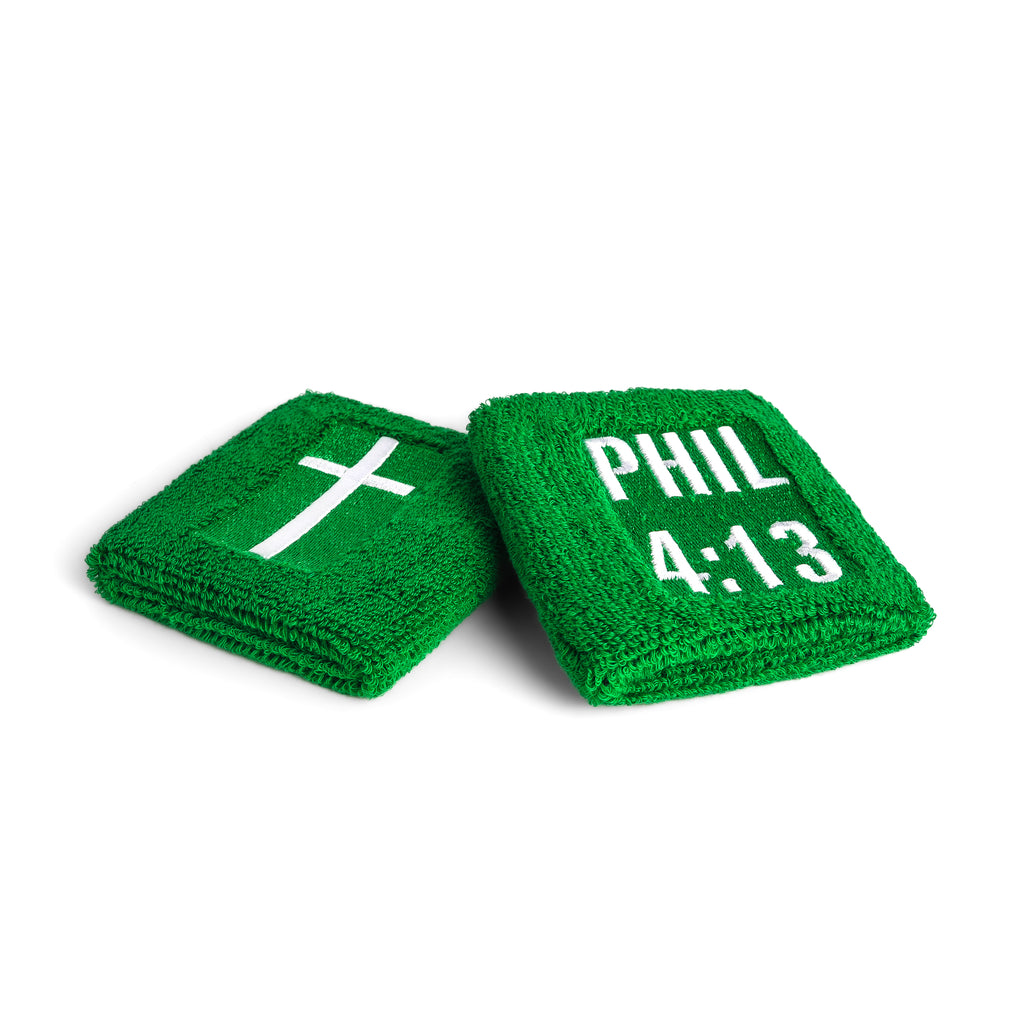 Philippians 4:13 Sweatband 2 Pack