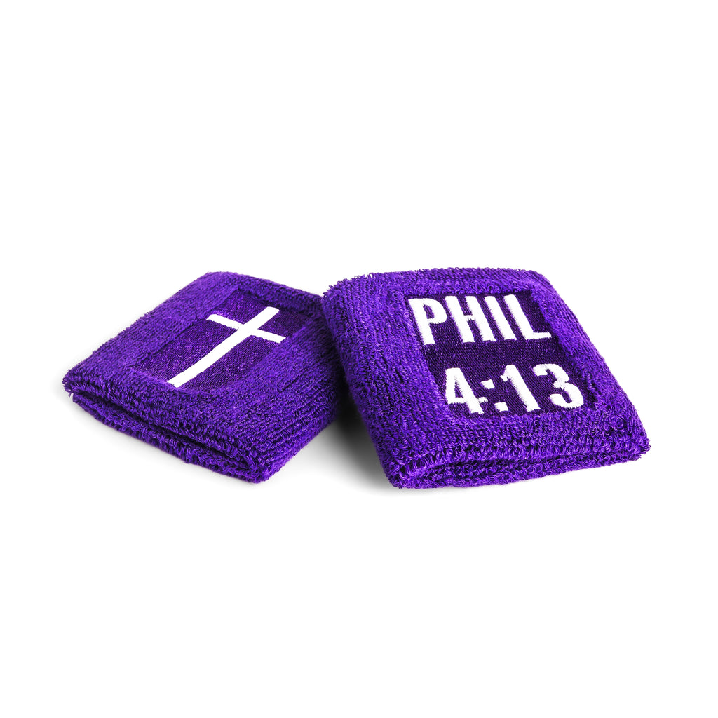 Philippians 4:13 Sweatband 2 Pack