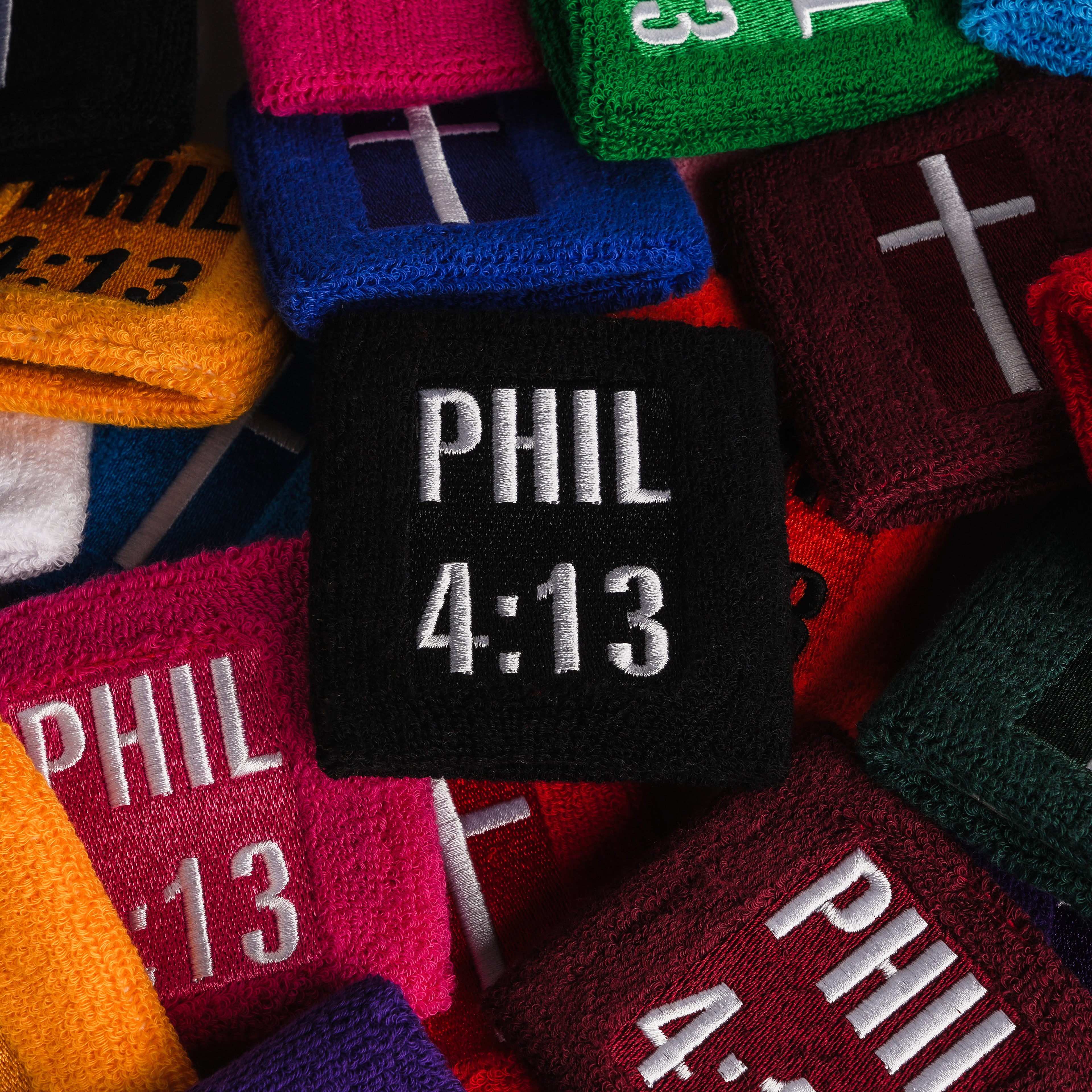 Philippians 4:13 Sweatband 2 Pack