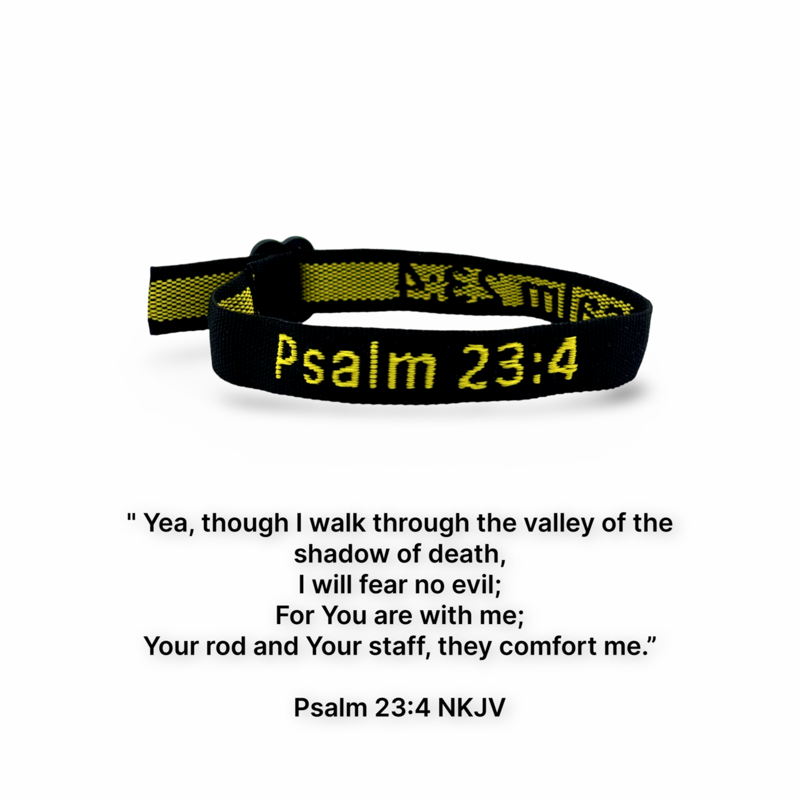 Adjustable Bible Verse Bracelet