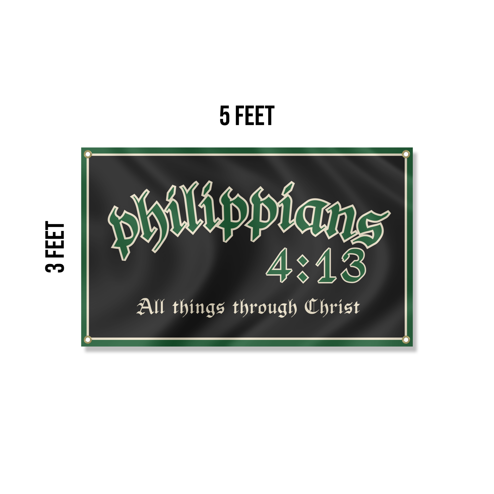 “Philippians 4:13” Flag