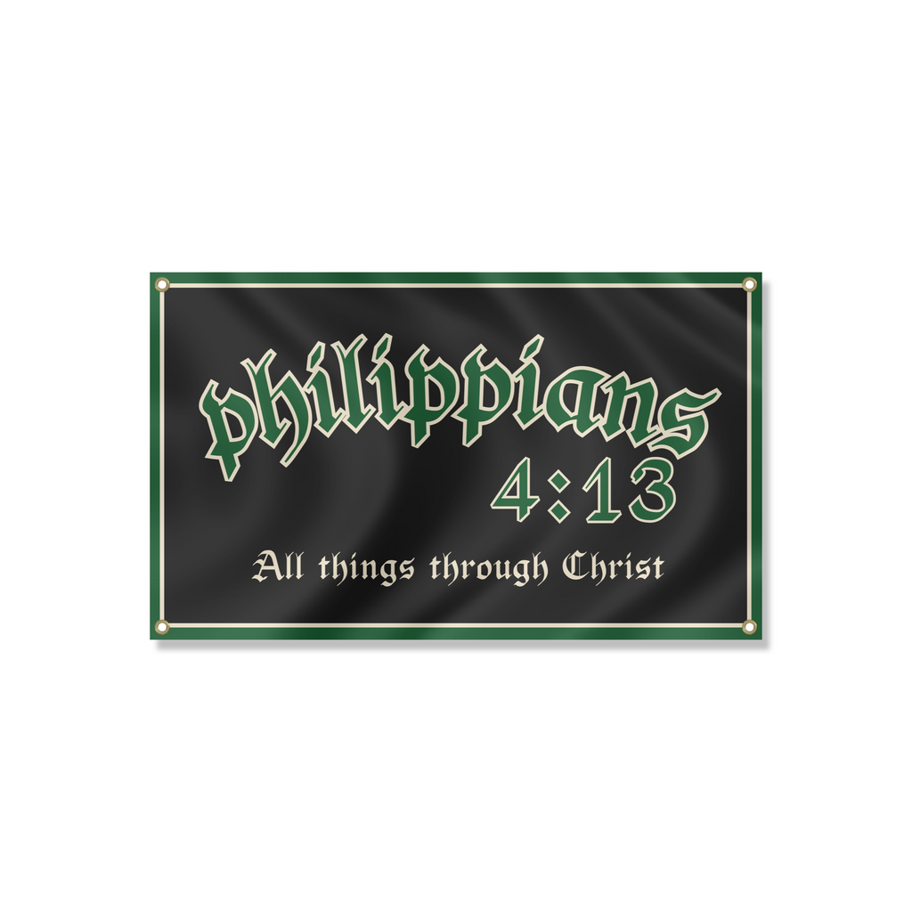 “Philippians 4:13” Flag