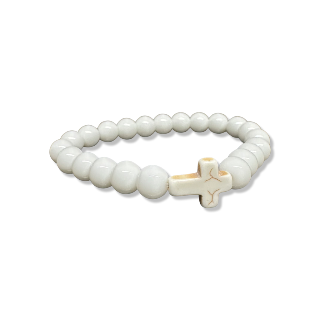 Cross Bead Bracelet
