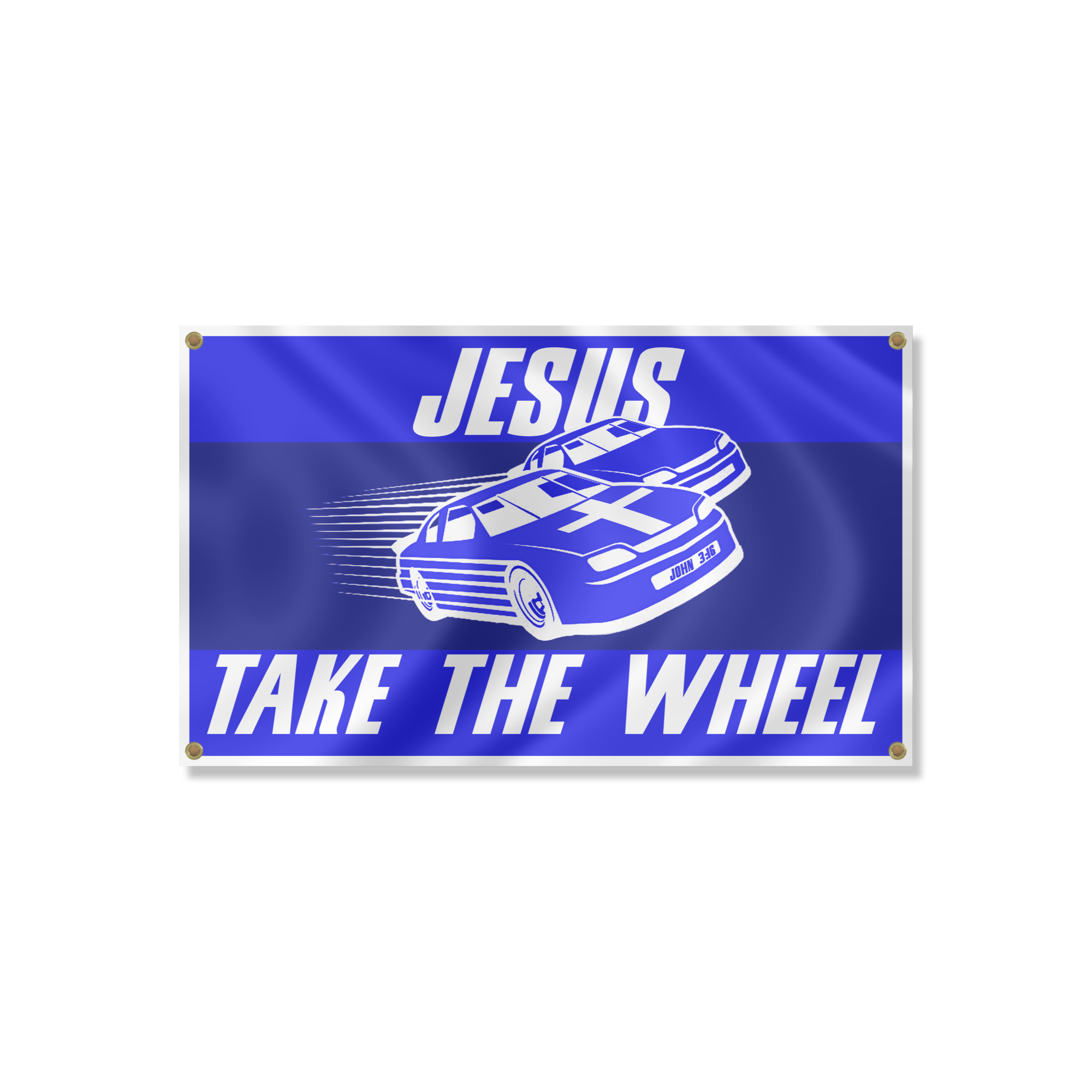 “Jesus Take The Wheel” Flag