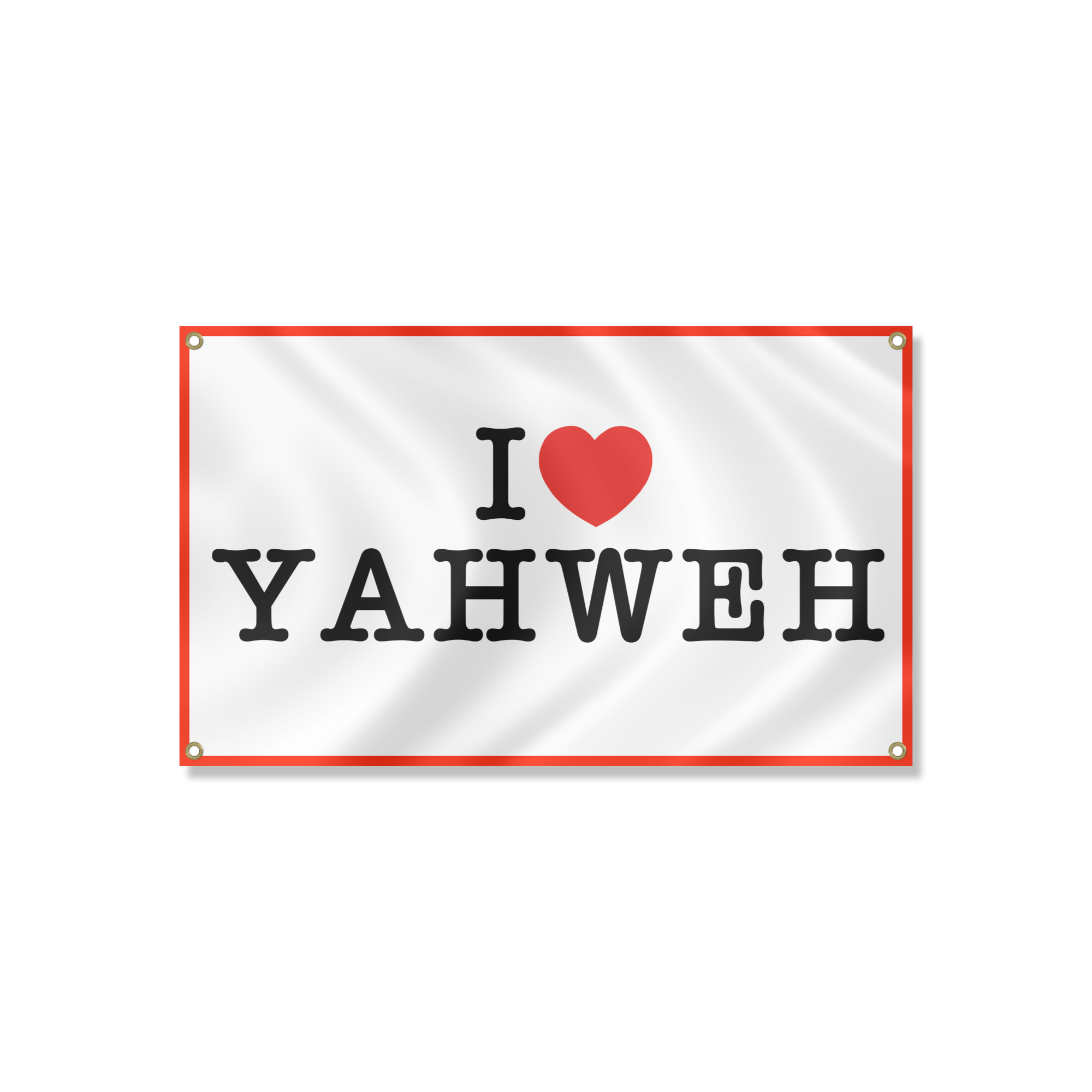 “I Heart Yahweh” Flag