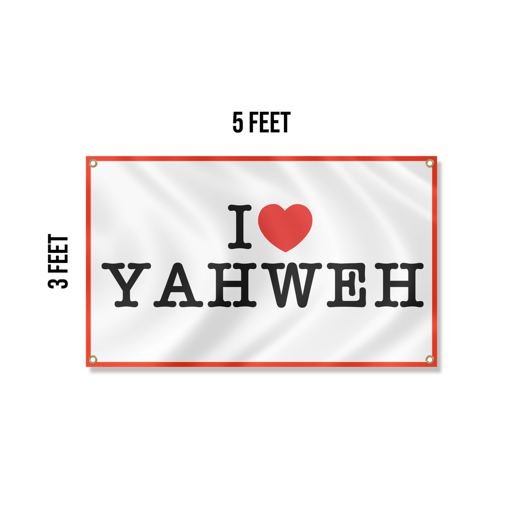“I Heart Yahweh” Flag