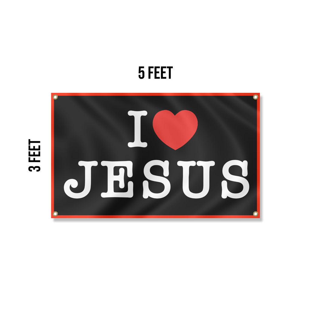 “I Heart Jesus” Flag