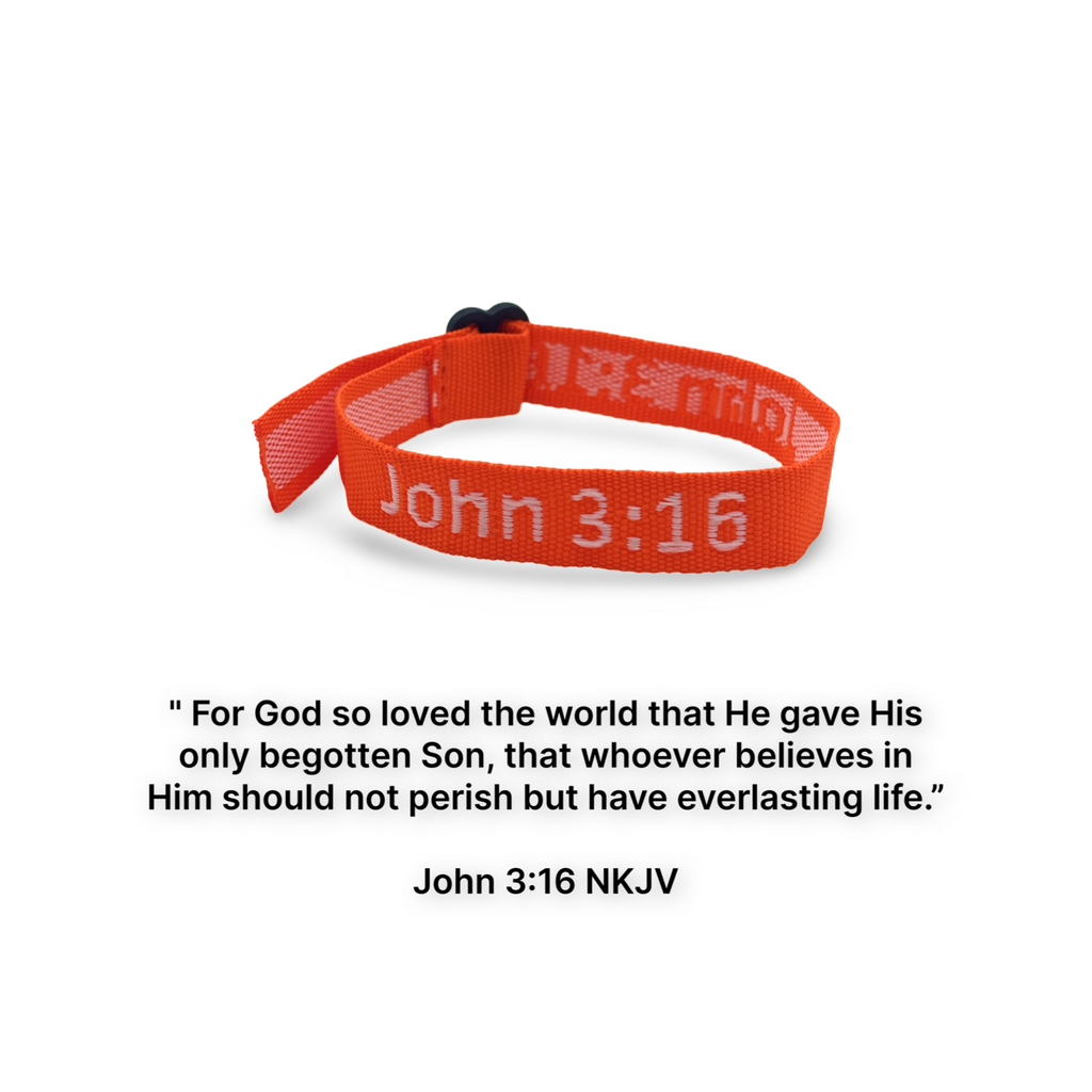 Adjustable Bible Verse Bracelet