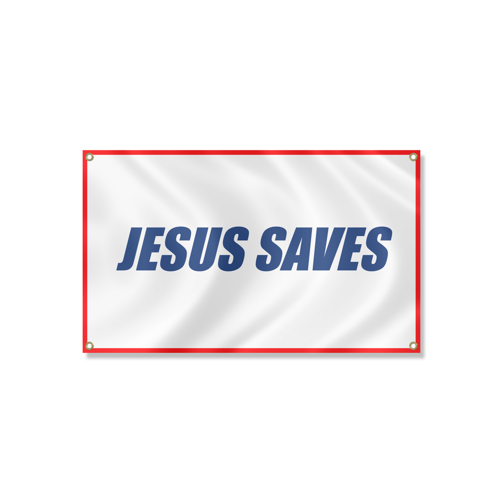 “Jesus Saves” Flag