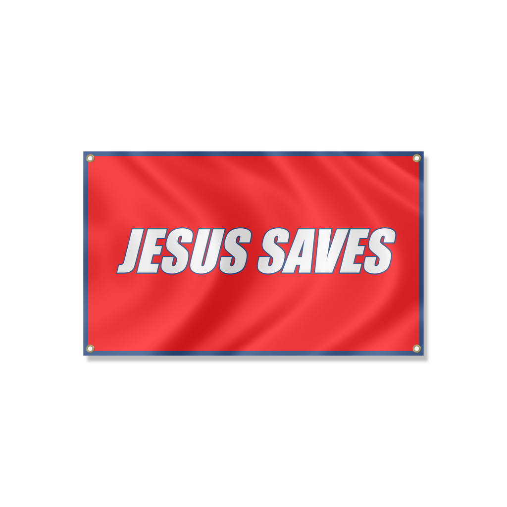 “Jesus Saves” Flag