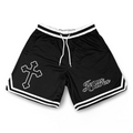 Jesus Saves Shorts (Black)