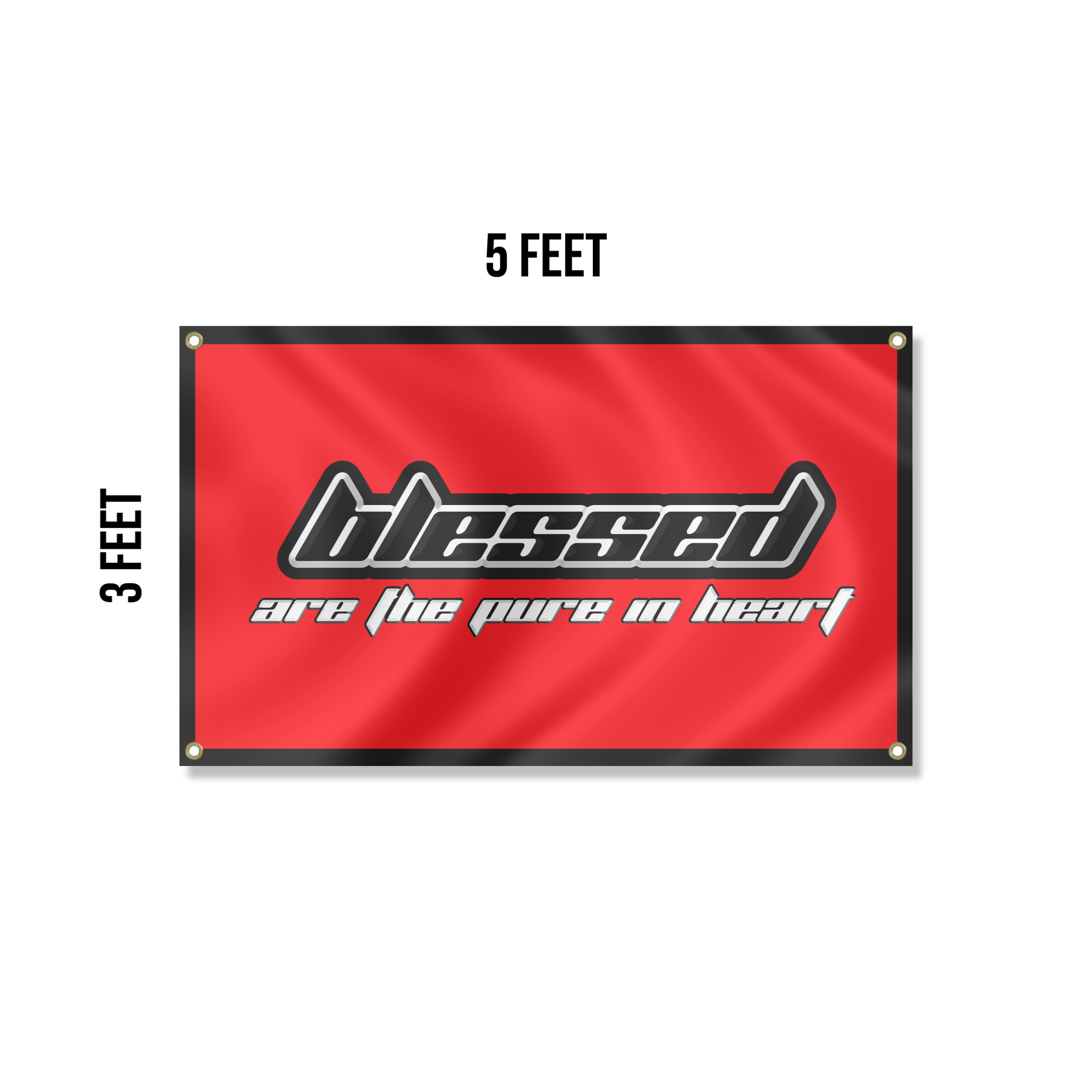 “Pure in Heart” Flag