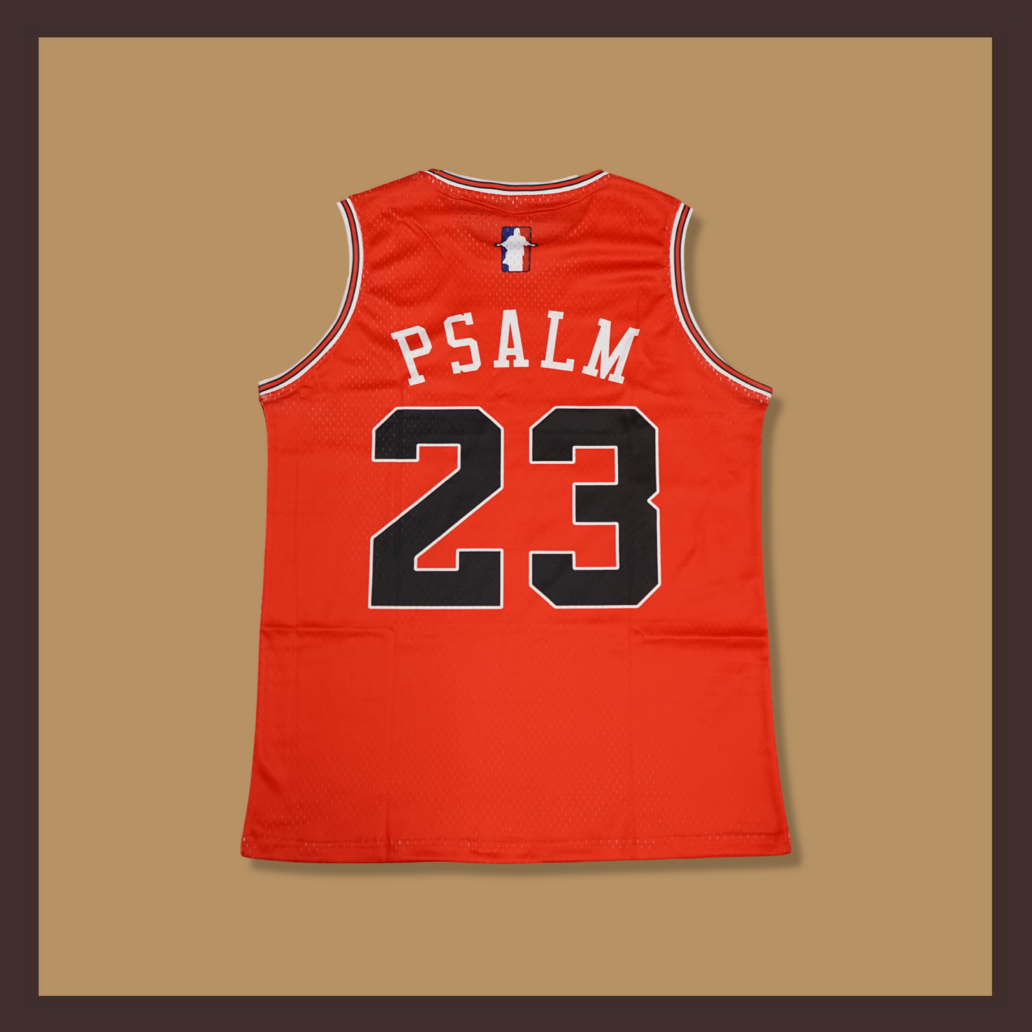 Psalm 23 Basketball Jersey (Red)