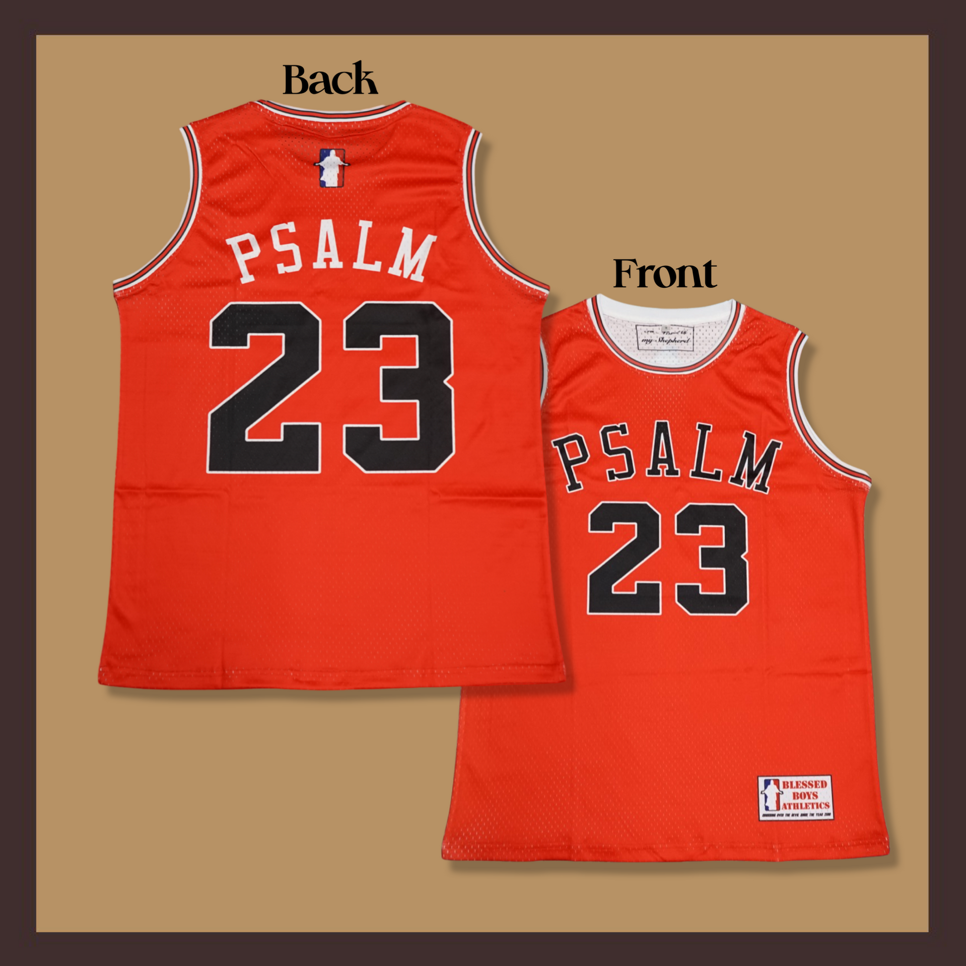 Psalm 23 Basketball Jersey