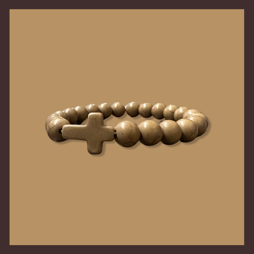 Cross Bead Bracelet