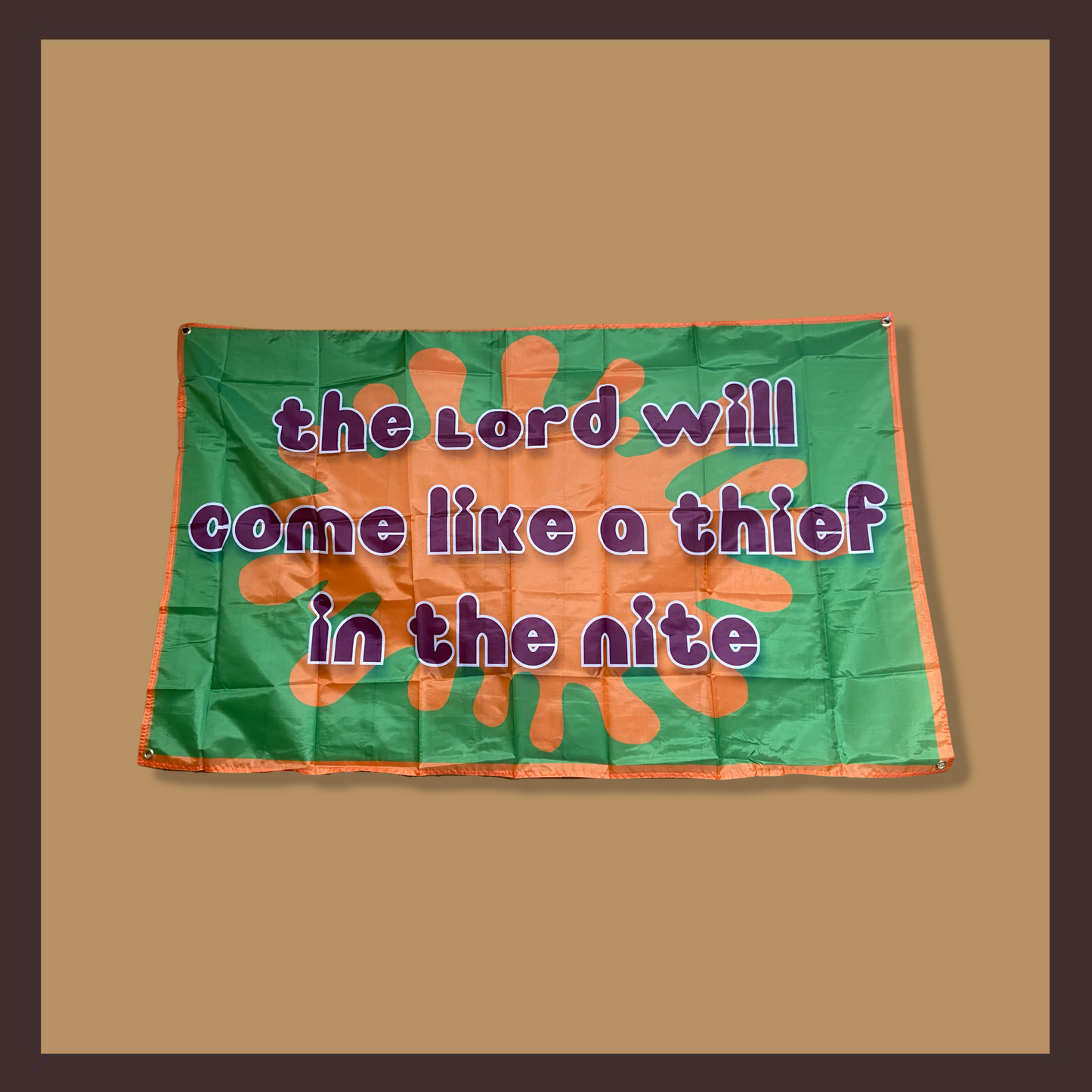 “Thief in the Nite” Flag (Green)