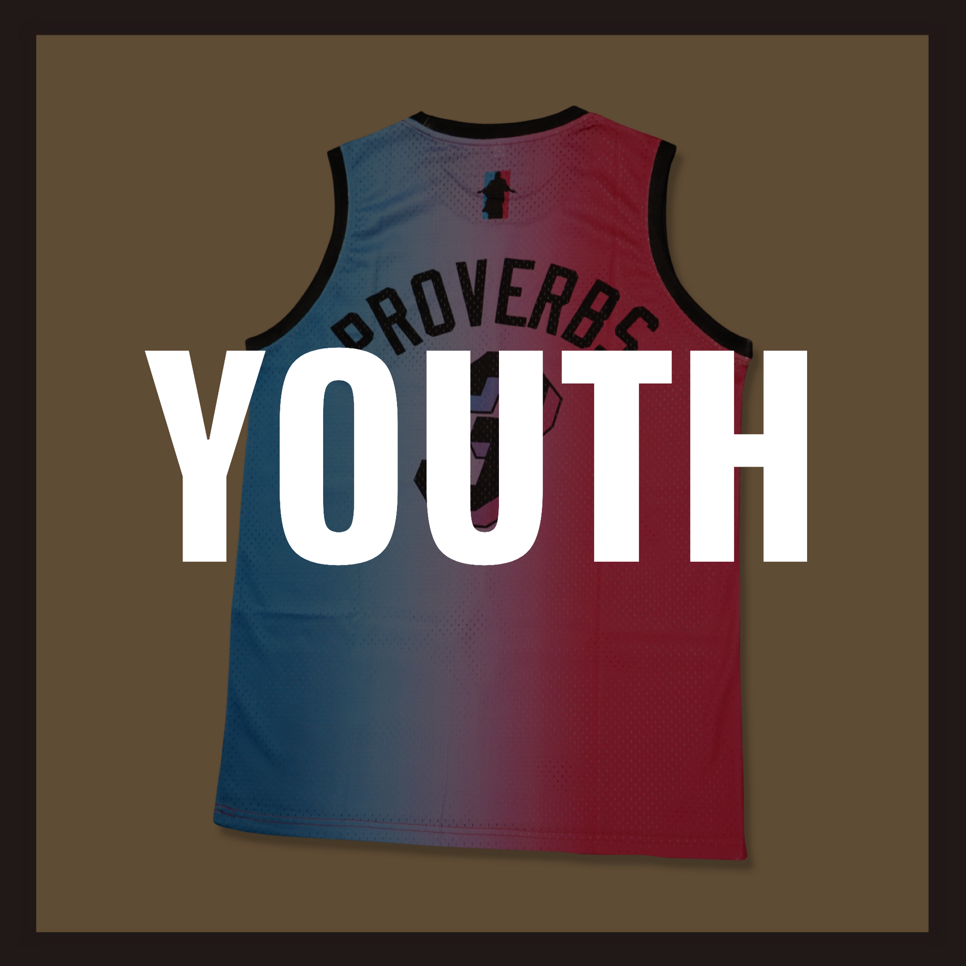 Proverbs 3 Basketball Jersey (Pink/Blue) – Blessed Boys Ent